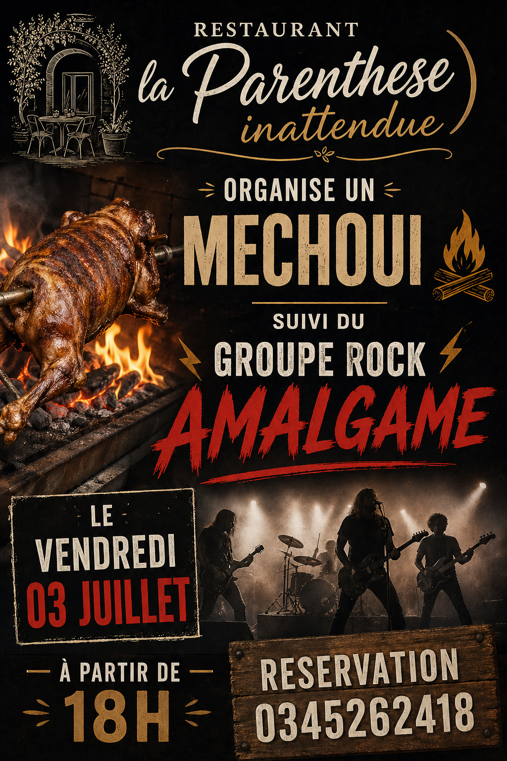 Menu du midi